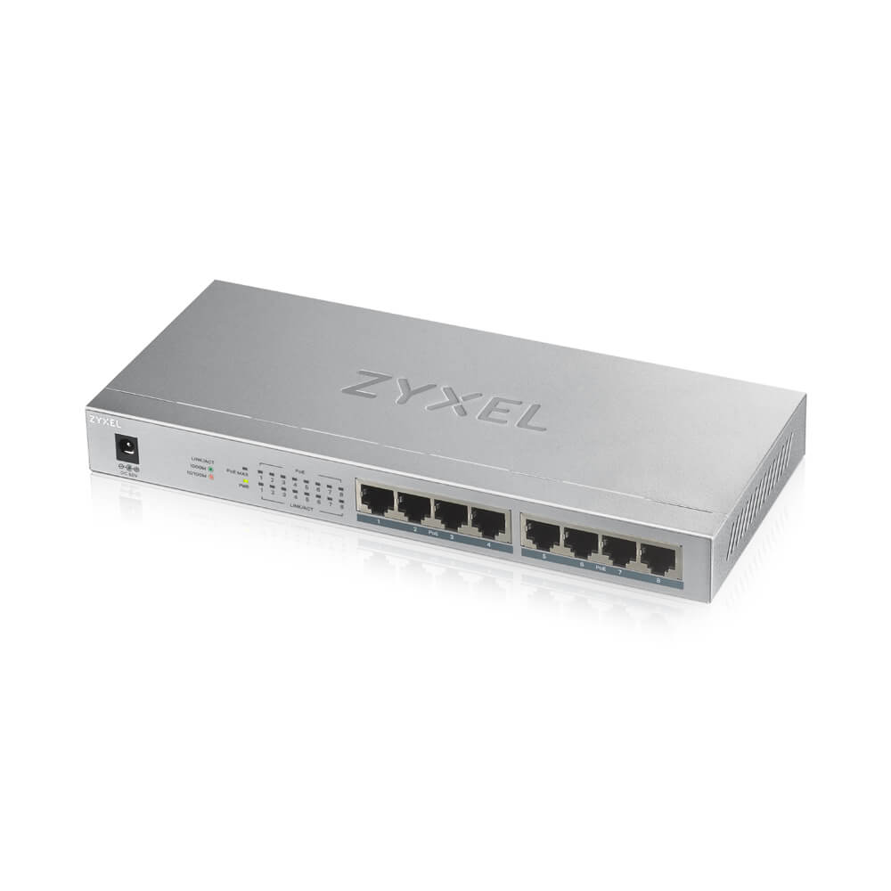 Сетевое оборудование :: Коммутаторы :: Zyxel GS1008HP-EU0101F ...